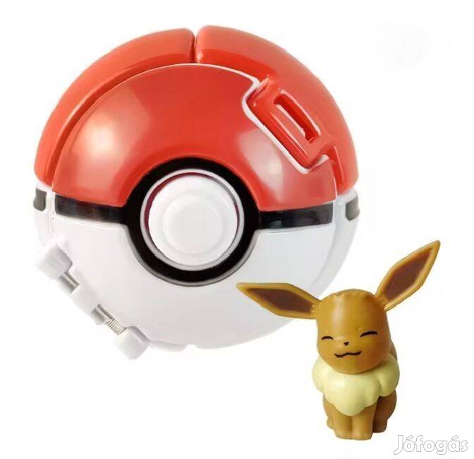 Pokélabda Eevee figurával Új Pokémon számlával