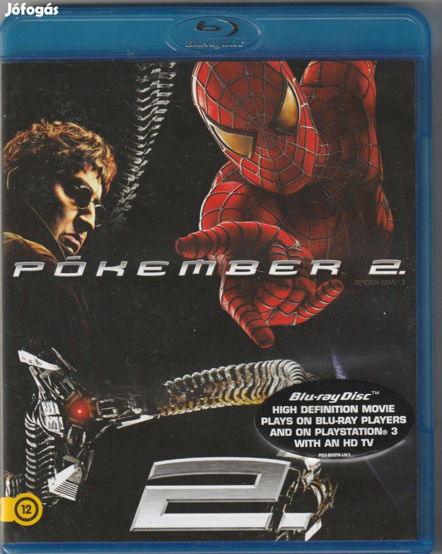 Pókember 2. Blu-Ray