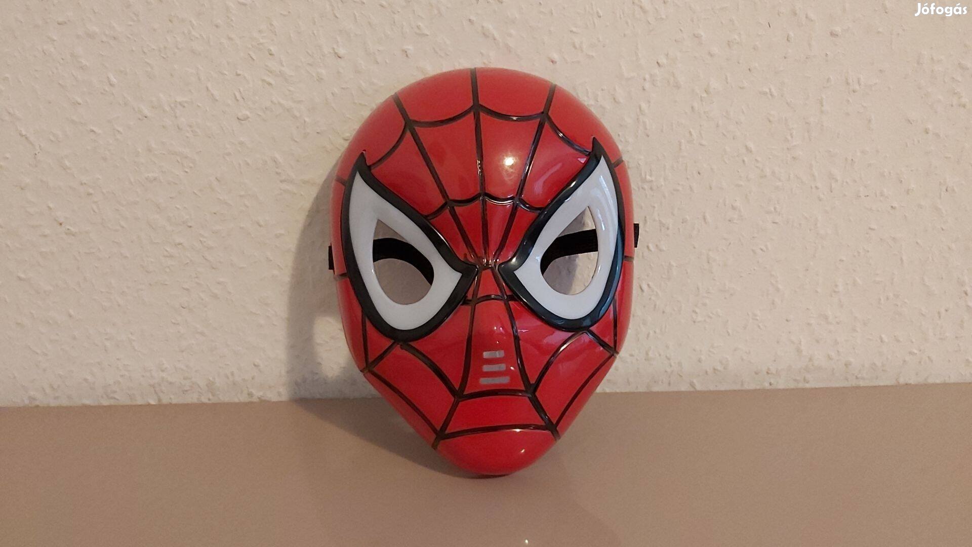 Pókember Spiderman farsangi maszk világítós Új készleten számlával