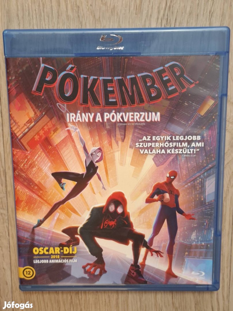 Pókember - Irány a pókverzum / Into the spiderverse blu-ray eladó