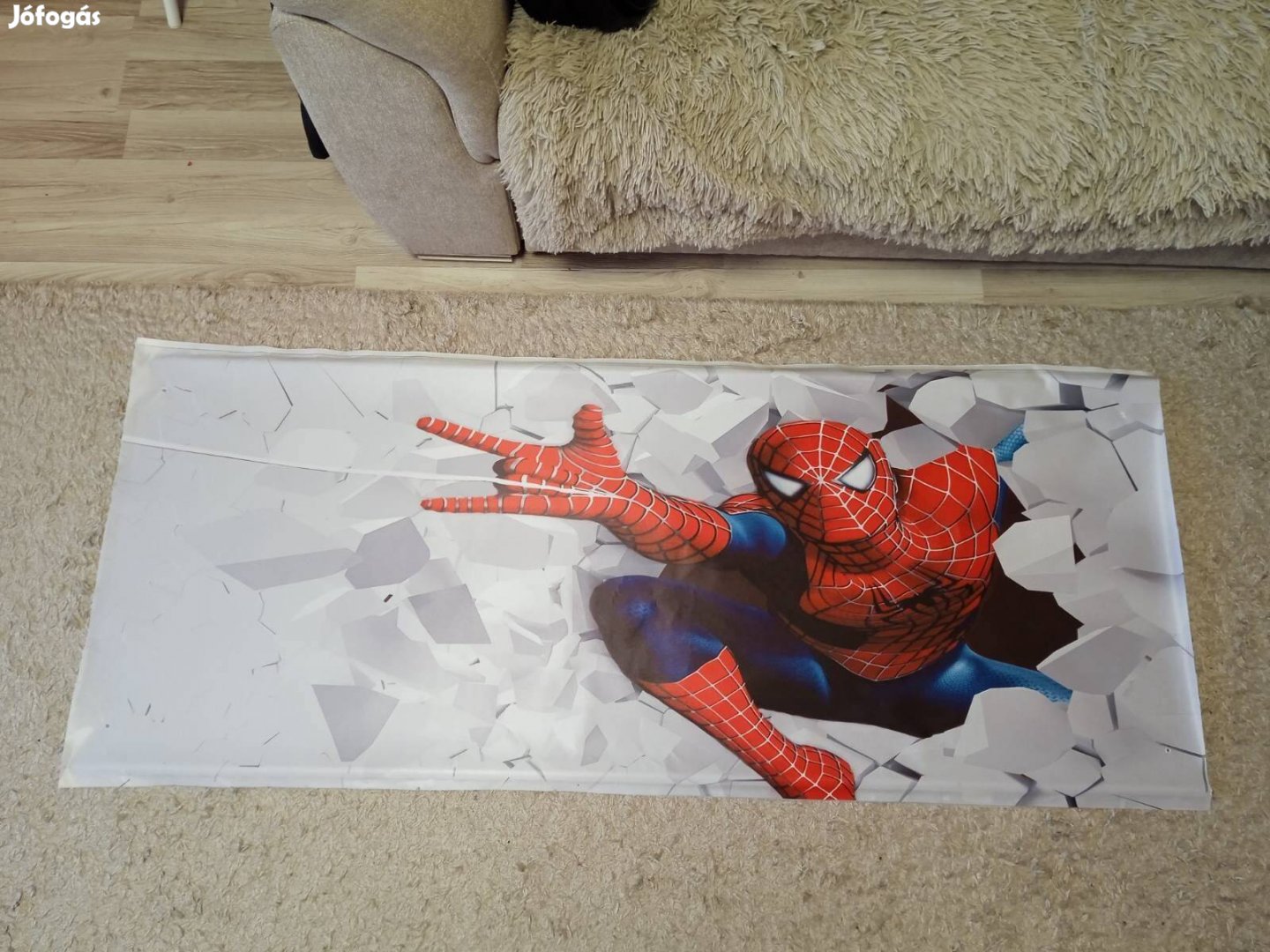 Pókember fali poszter, fényes Selyem szövet, 156 x 66 cm !