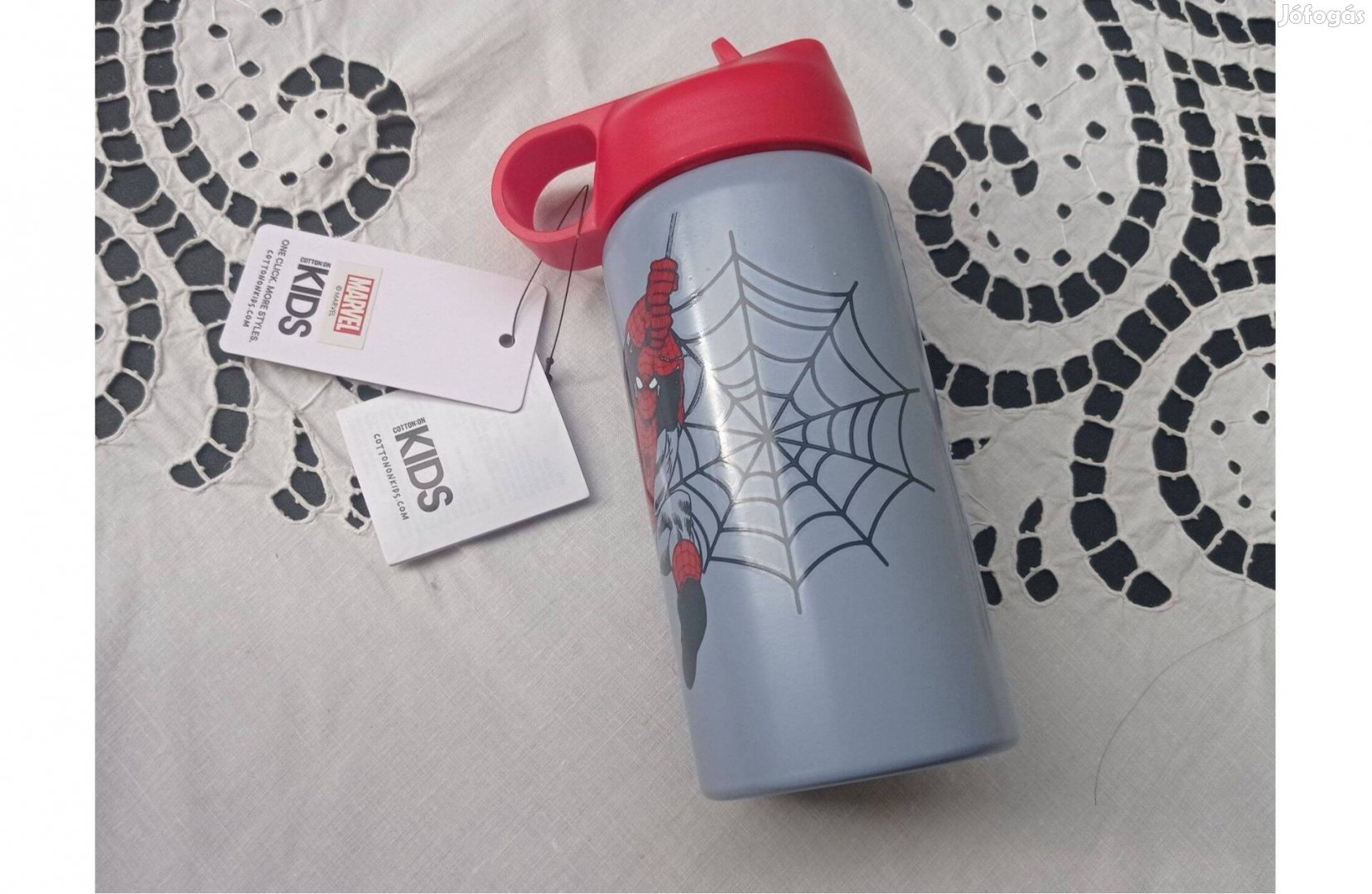 Pókember fém kulacs The Amazing Spider-Man felirattal * Új!