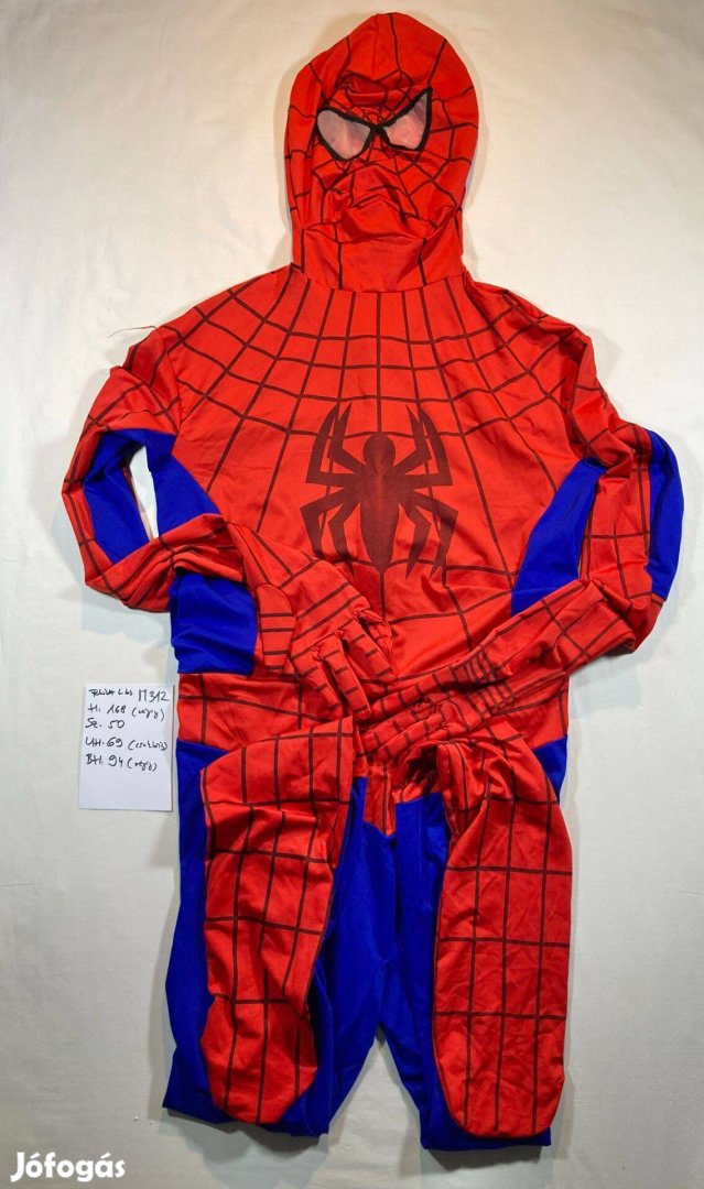 Pókember jelmez, felnőtt jelmez M312