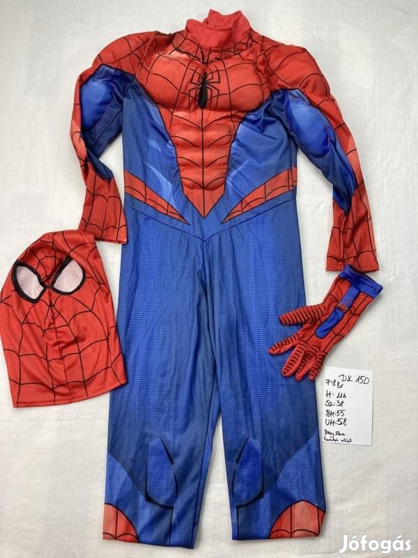 Pókember jelmez, szuperhős jelmez DK150