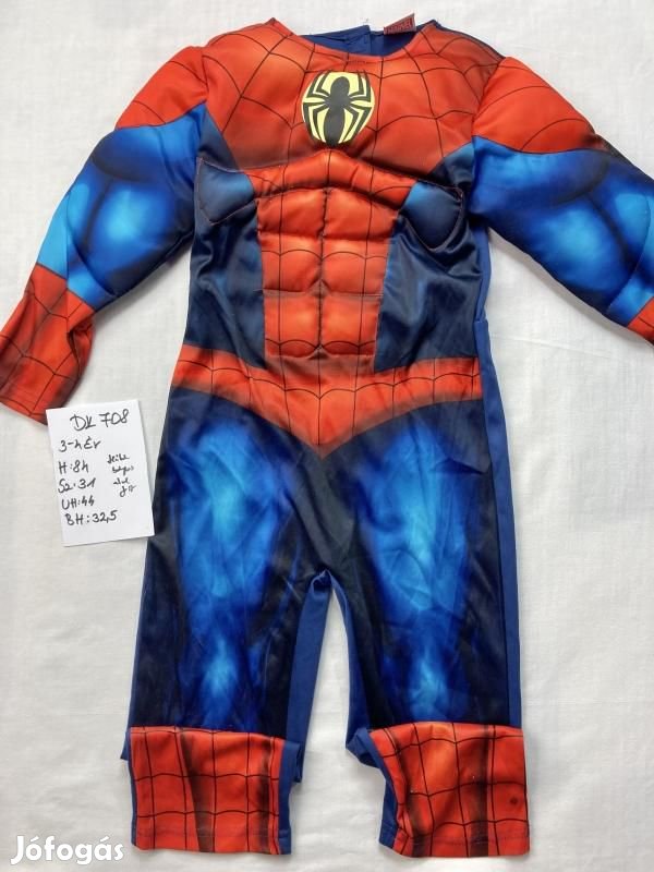 Pókember jelmez, szuperhős jelmez DK708