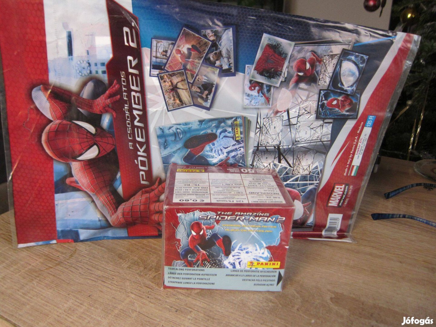 Pókember panini matricás csomag Új 50 csomag matrica és