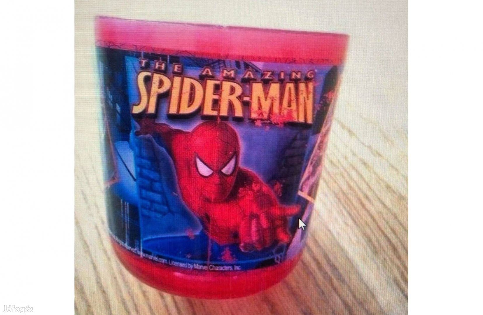 Pókember pohár műanyag 2 féle
