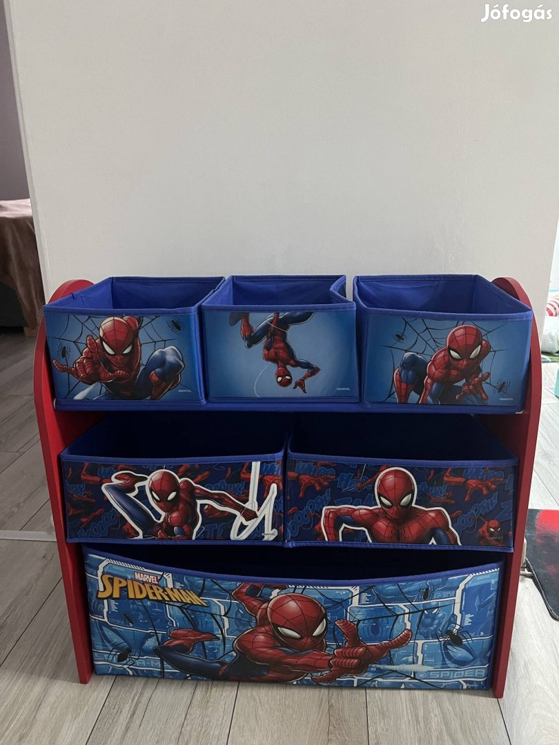 Pókemberes játéktároló szekrény Spiderman