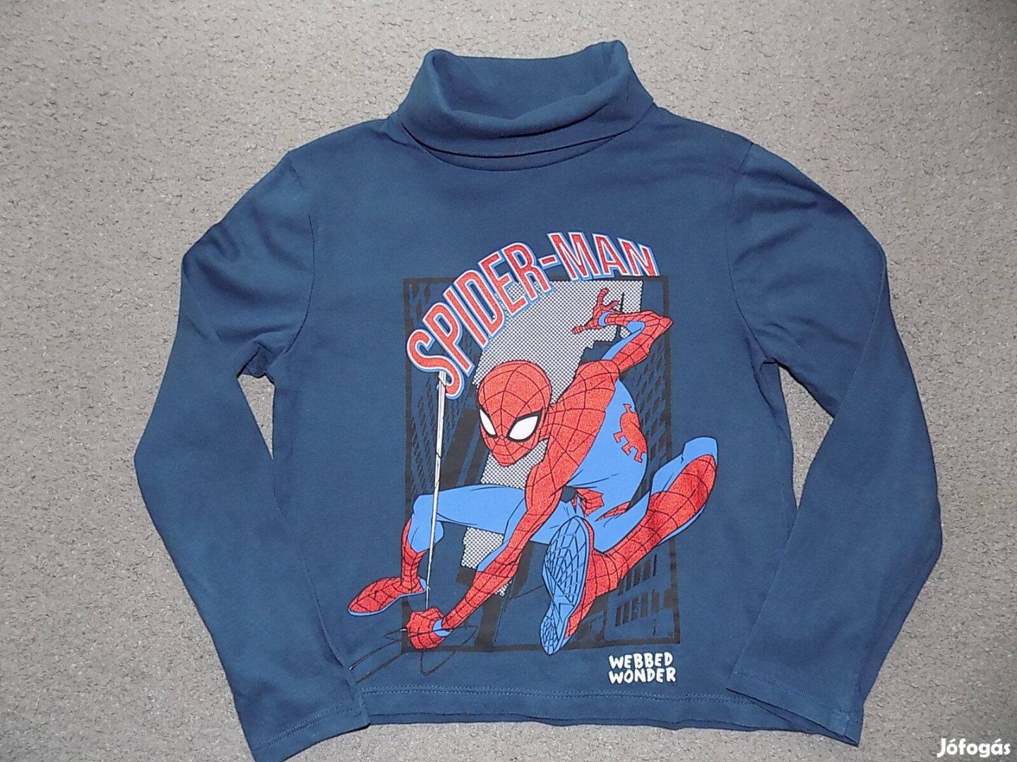 Pókemberes pamut garbó, 128-as méret