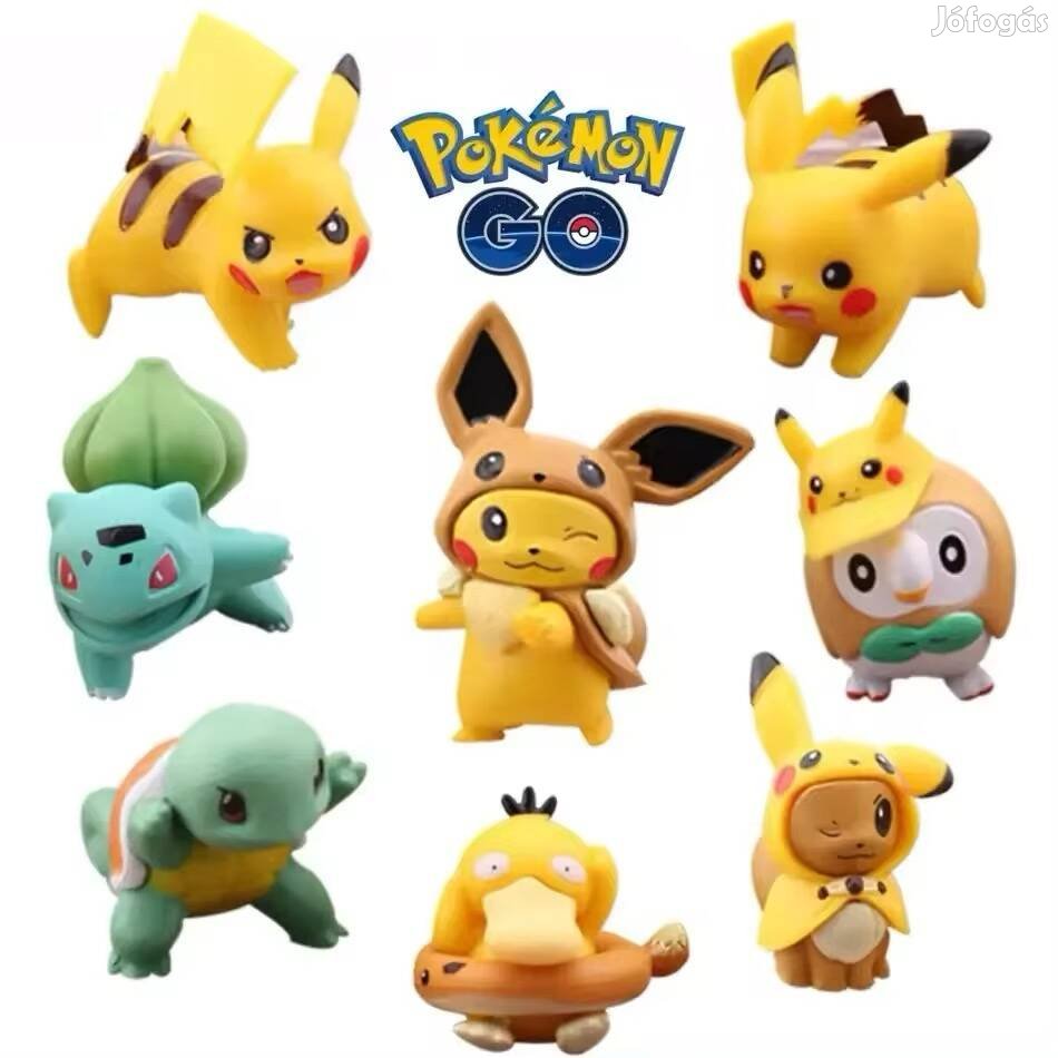 Pokemon 8 db figura Tortadísznek is