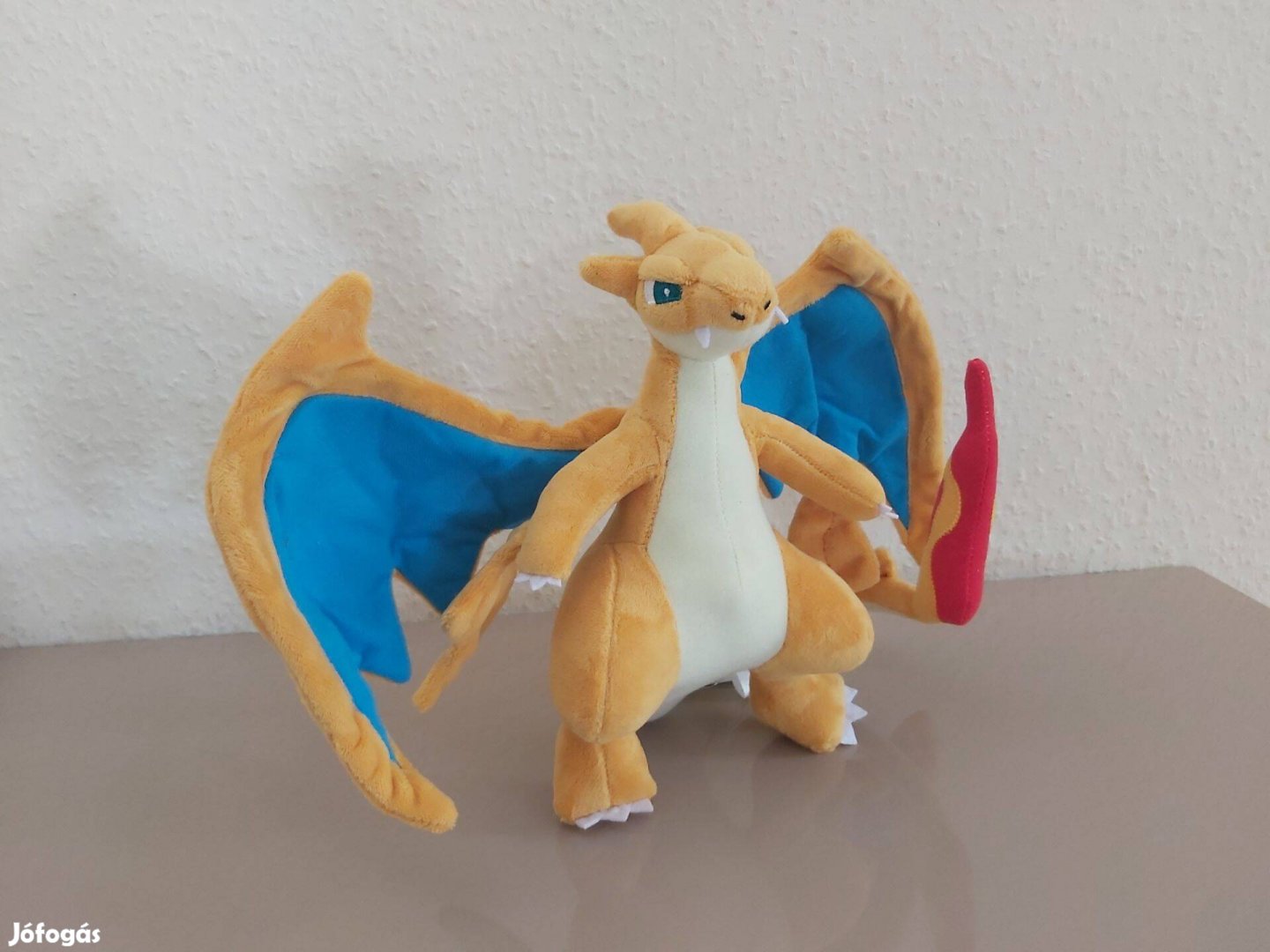 Pokemon Charizard Mega pokémon plüss 25 cm számlával Új 2 típus