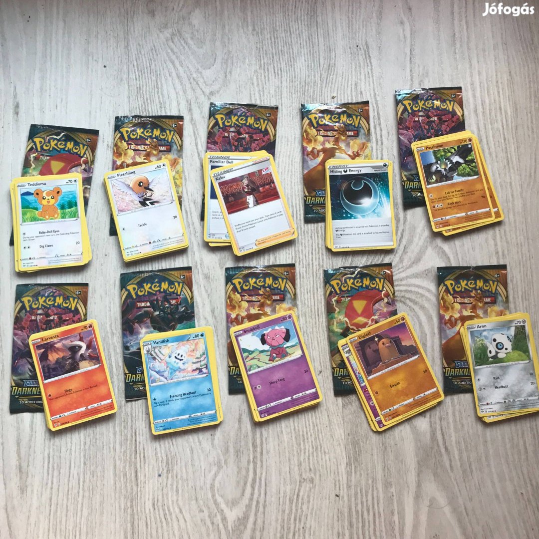 Pokémon Darkness Ablaze kártyák