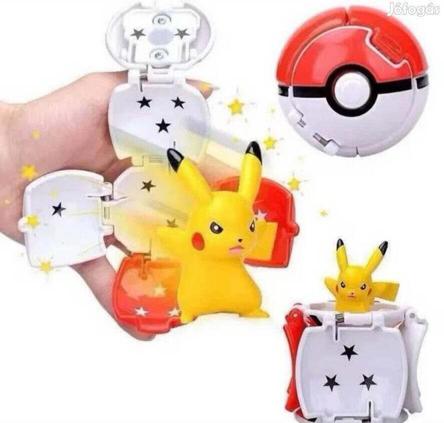 Pokemon Go golyó figurával 