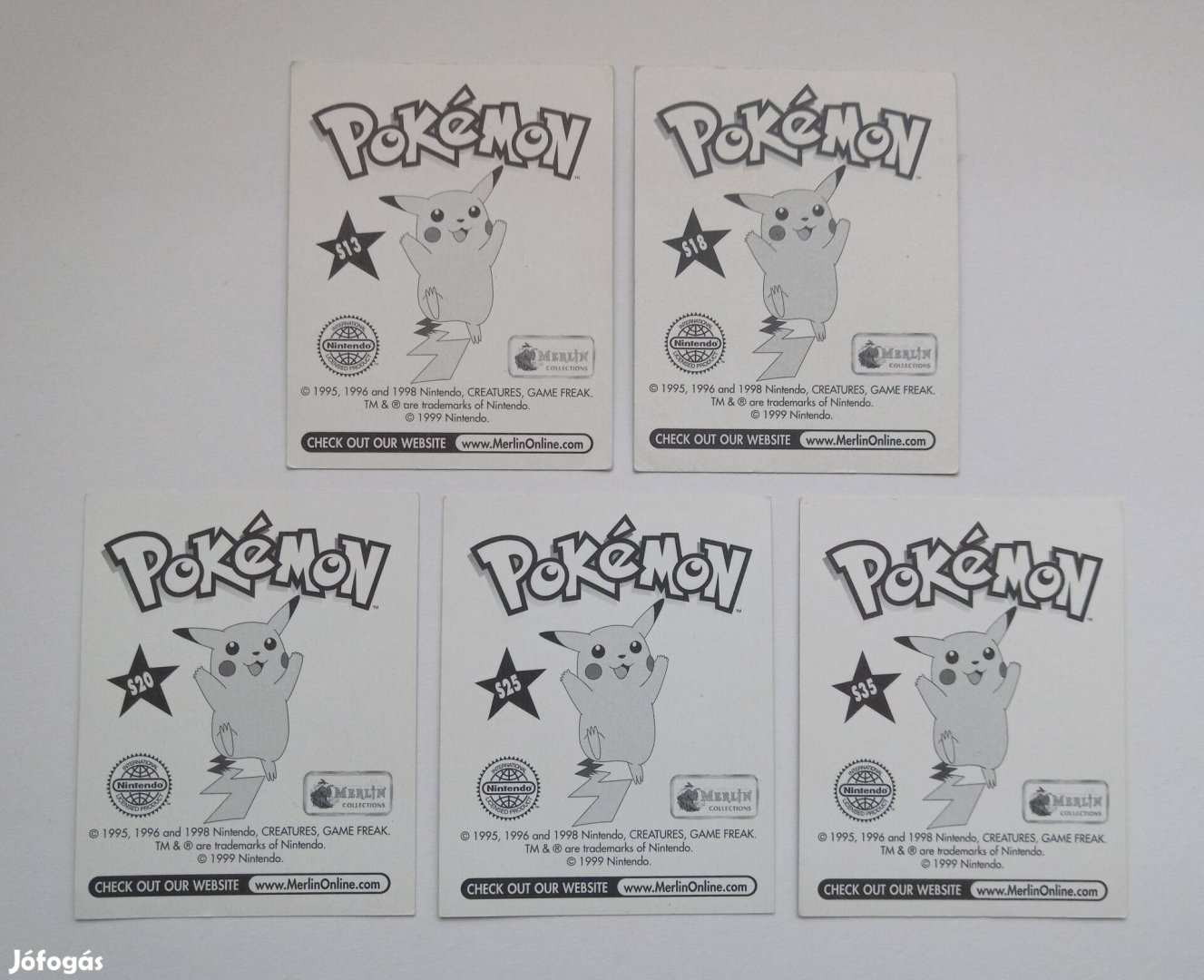 Pokémon Merlin Sticker matrica 
