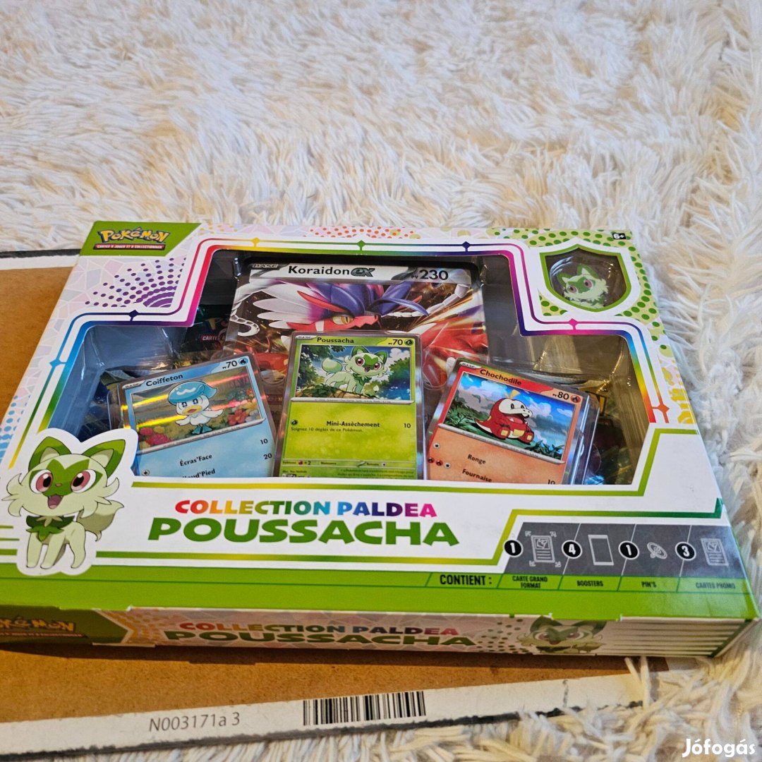 Pokémon Paldea Kollekció Fuecoco (Pokémon) Kártyajáték új bontatlan s