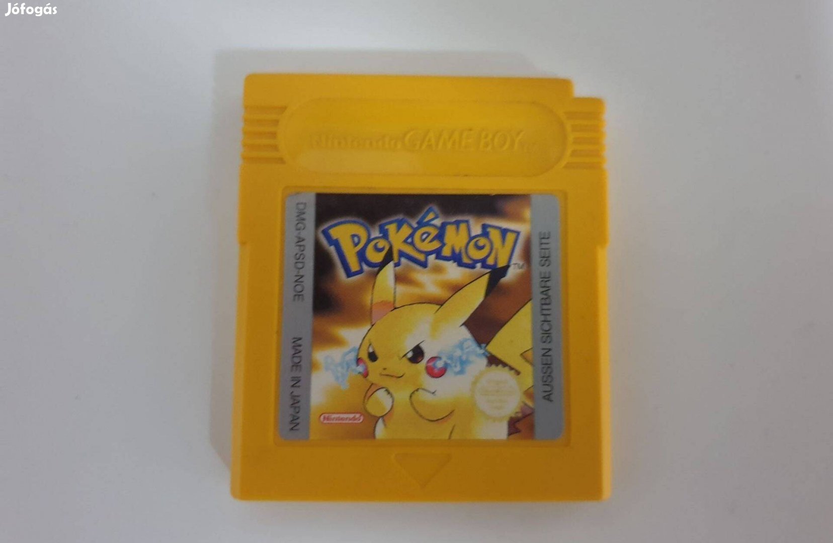 Pokémon Pokemon Yellow Version Német Gameboy Game Boy játék eredeti