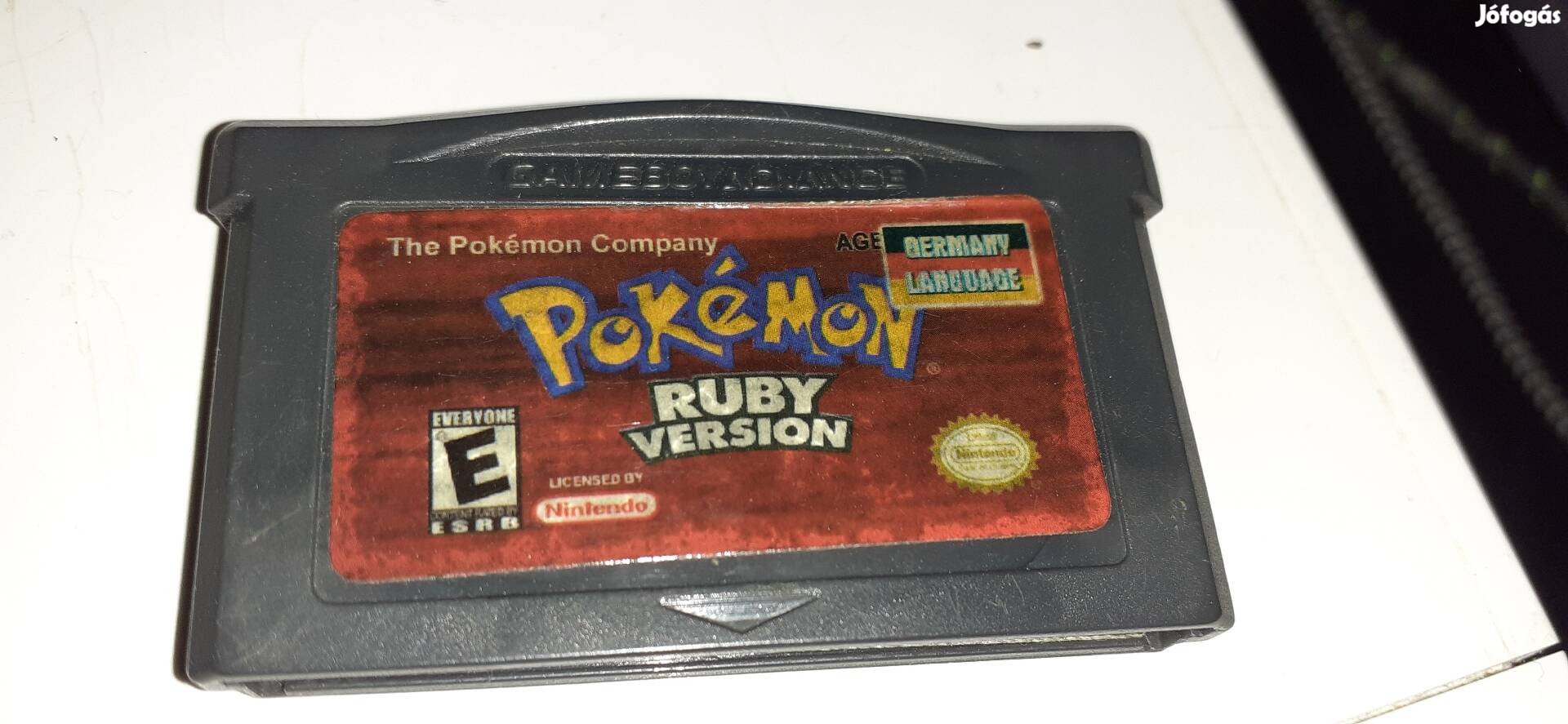 Pokémon Ruby version játék Nintendo Game Boy Advance 