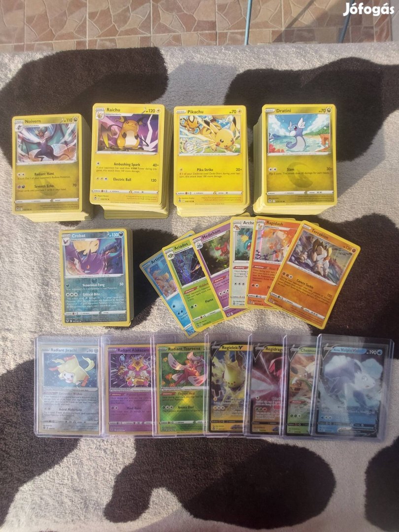 Pokémon Silver Tempest kártyalapok