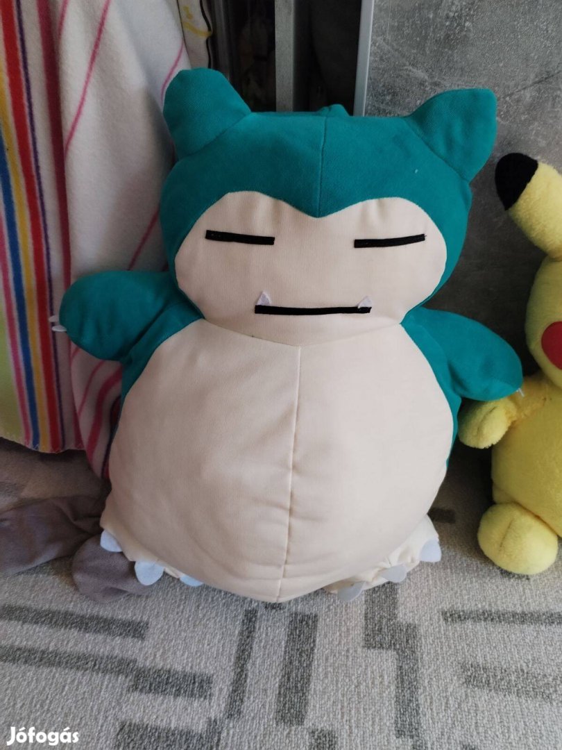 Pokemon Snorlax 50cm saját varrás tehát új