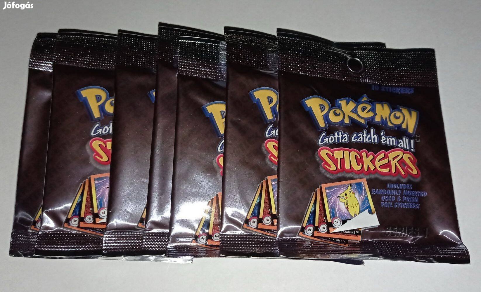 Pokémon Stickers Series 1 bontatlan matrica csomagok (Artbox)