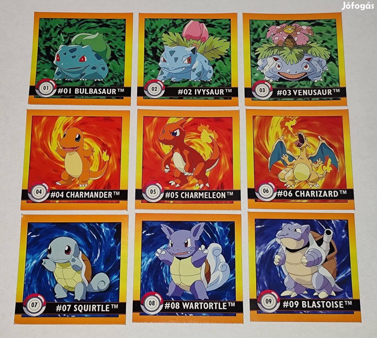Pokémon Stickers Series 1 matricák