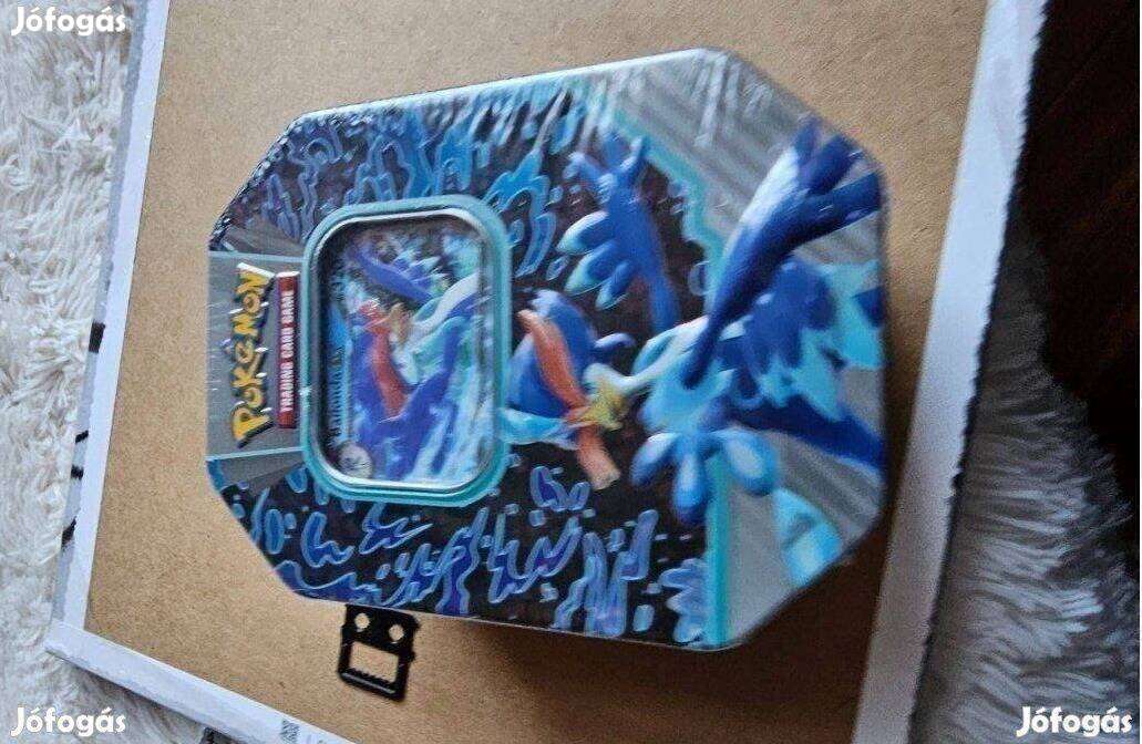 Pokémon Tin-Box Bailonda-ex fém dobozos játék új fóliás 1 hologramos