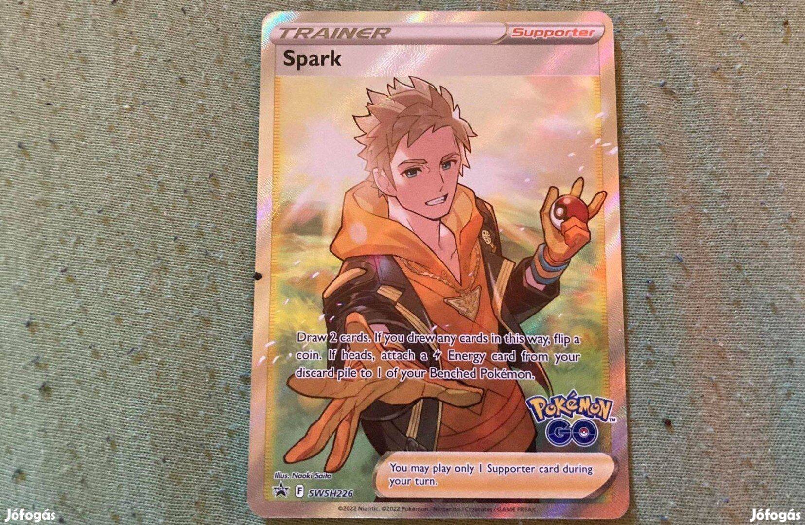 Pokémon Trainer Spark kártya