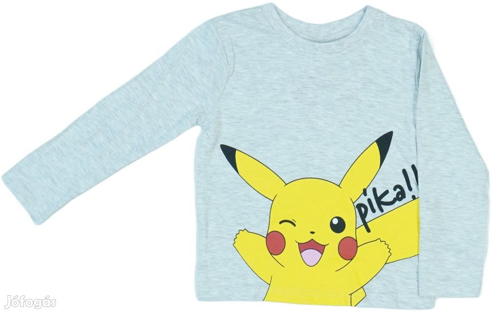 Pokemon Új (címkés) Fiú Hosszú ujjú felső (Méret: 104)