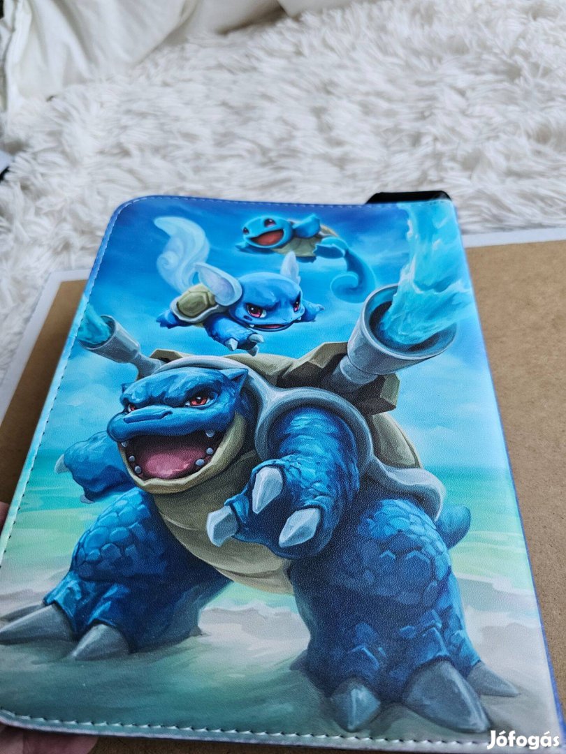 Pokemon album 240 db kártyának kemény fedeles zippes új