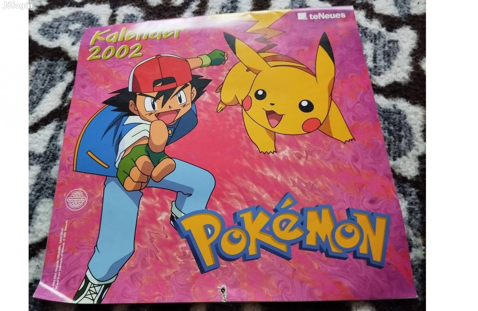 Pokémon falinaptár 2002. évi