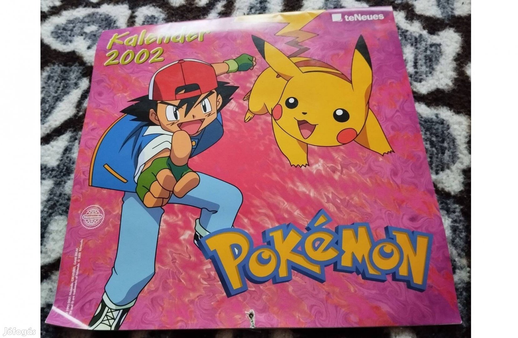 Pokémon falinaptár 2002. évi