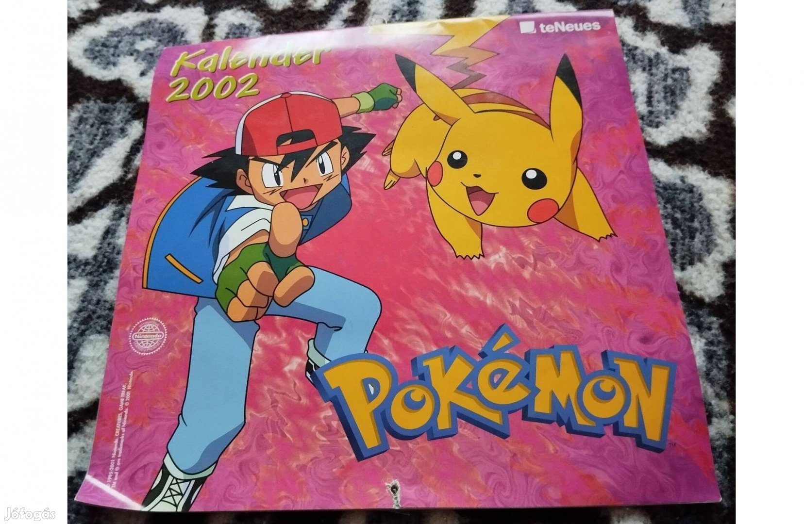 Pokémon falinaptár 2002. évi