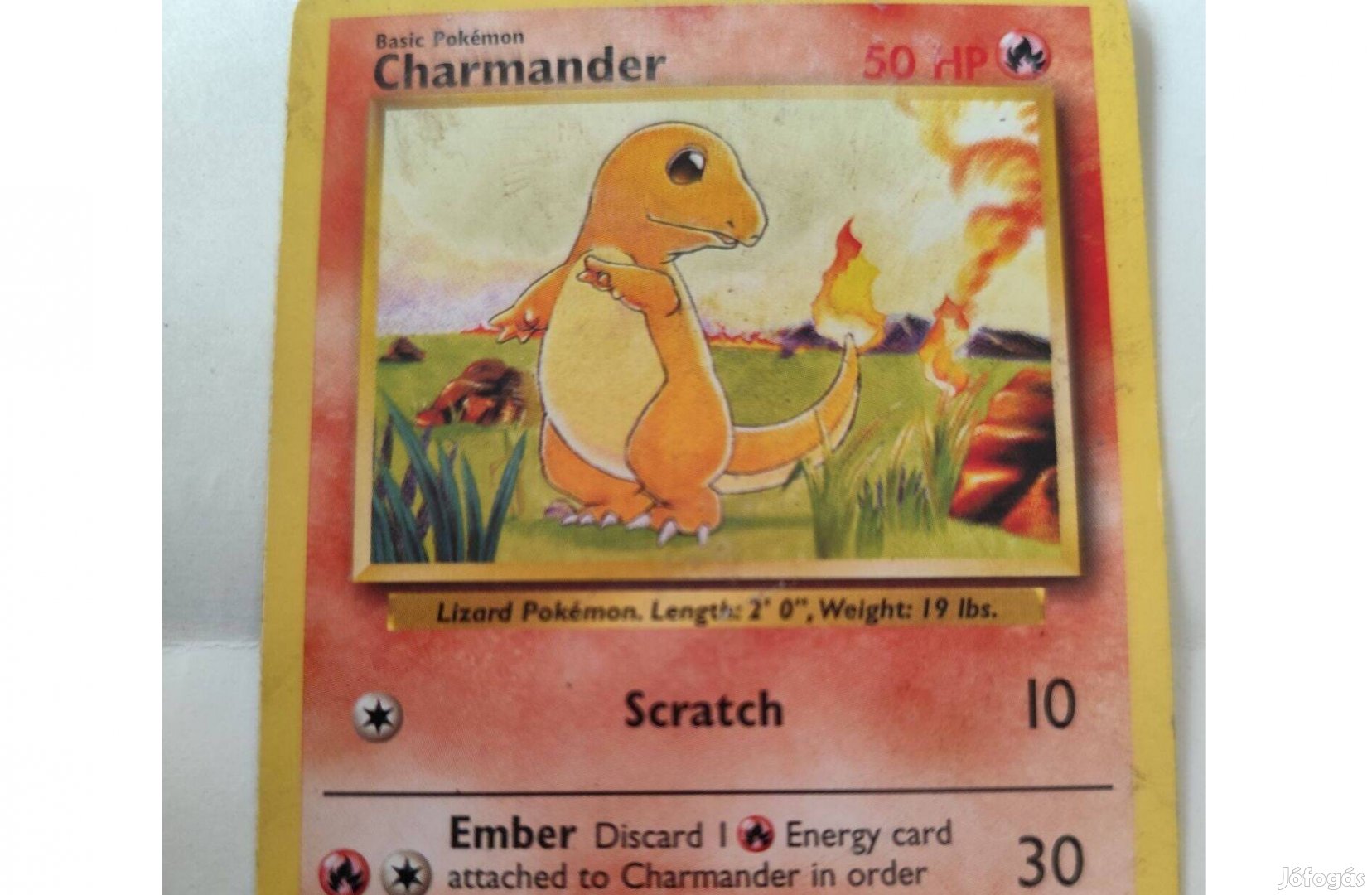 Pokemon kártya, Charmander red - első kiadás (1995, 96, 98)