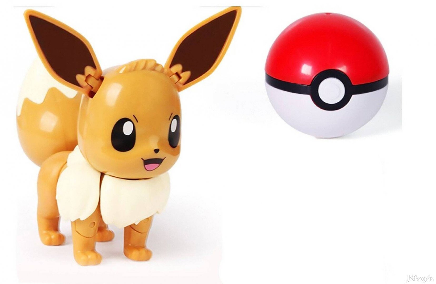Pokemon labdába zárható Eevee figura 10 cm