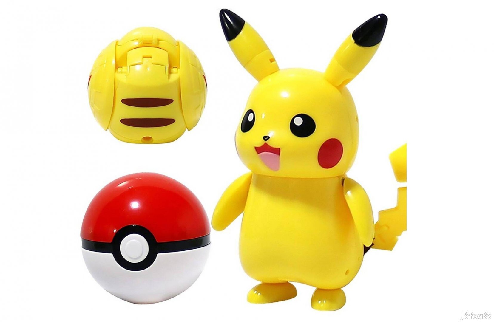 Pokemon labdába zárható Pikachu figura 10 cm