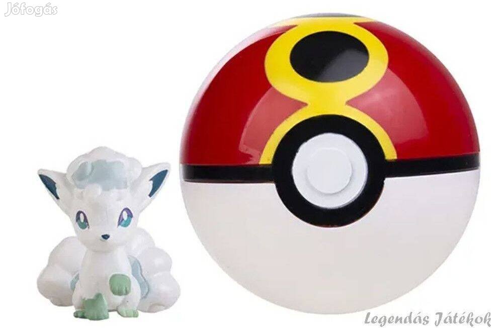 Pokemon labdába zárható mini Ice Vulpix figura