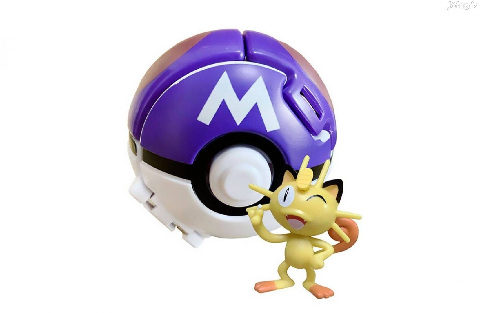 Pokemon labdába zárható mini Meowth figura