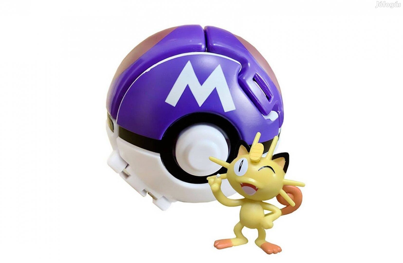 Pokemon labdába zárható mini Meowth figura