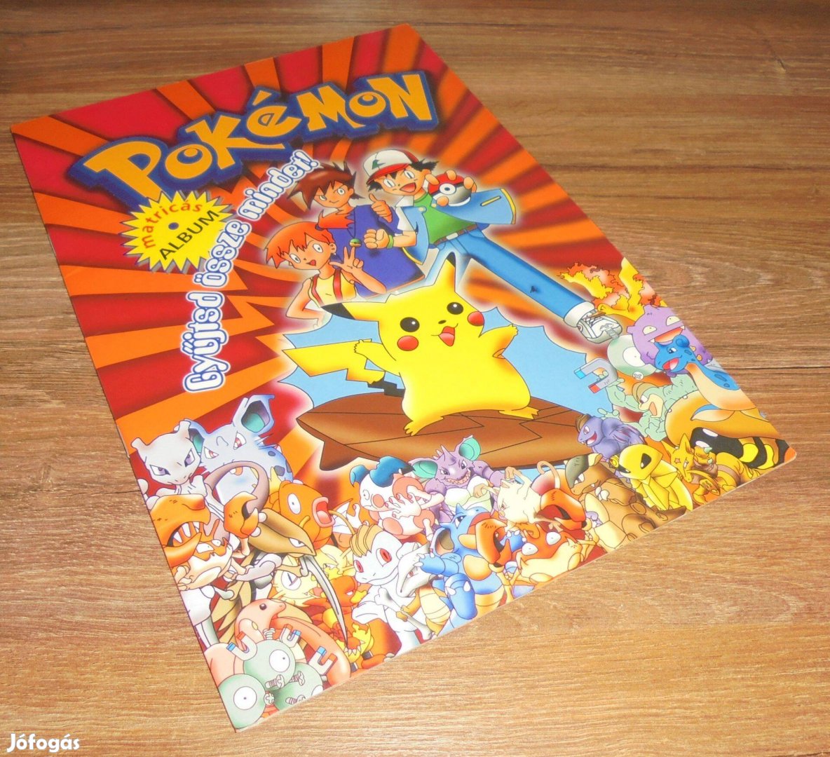 Pokémon matricás album - üres