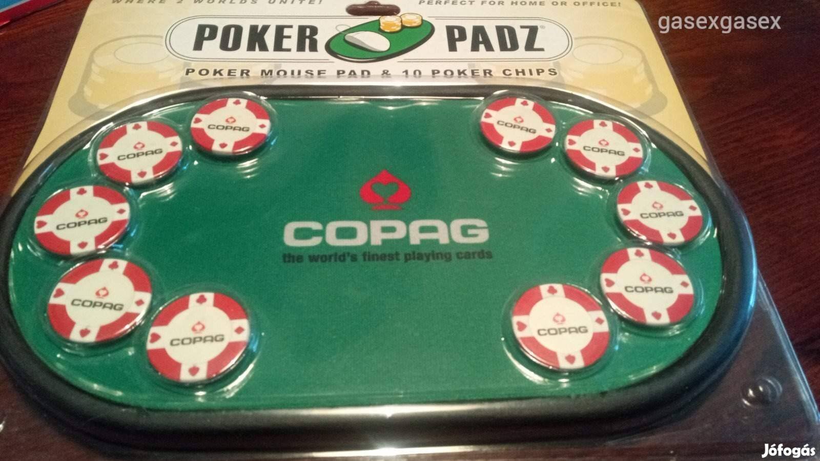 Poker egérpad zsetonokkal