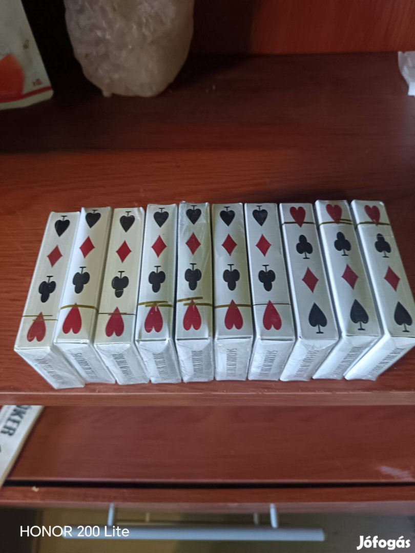 Póker kártya 10 db eladó!
