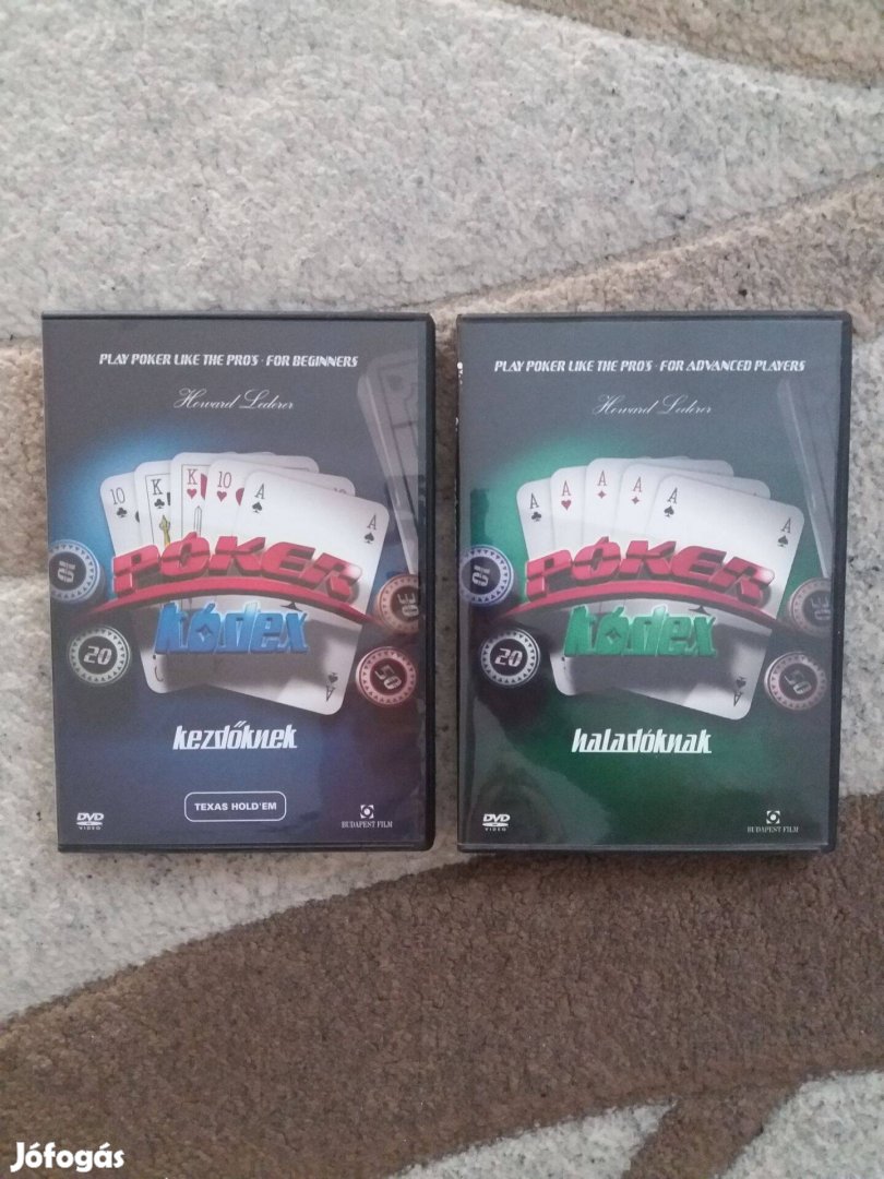 Póker kódex kezdőknek + Póker kódex haladóknak (2 DVD)