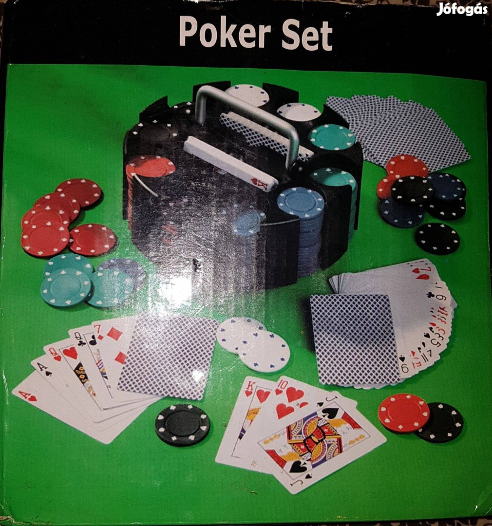 Póker szett (használatlan fóliázott)