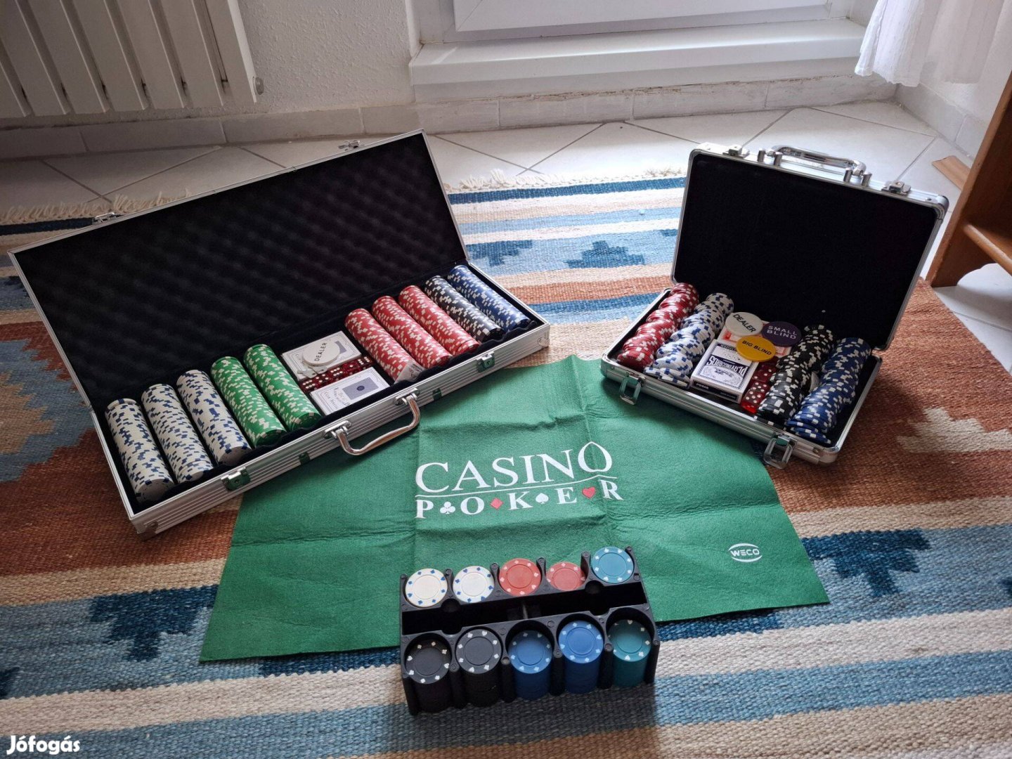 Póker szettek 500 / 200 / 200 - egyben és külön is