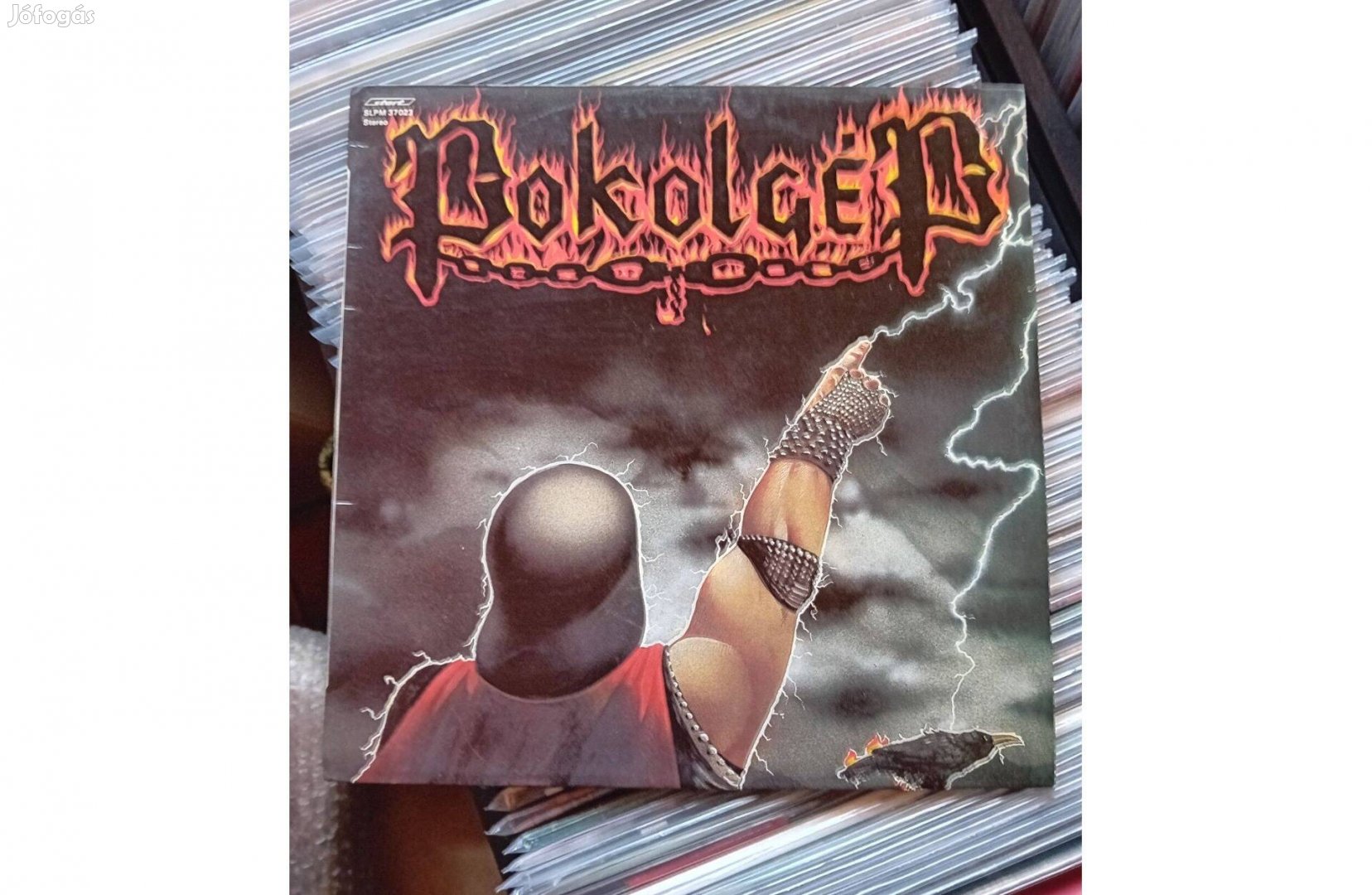 Pokolgep Totalis Metal Bakelit lemez