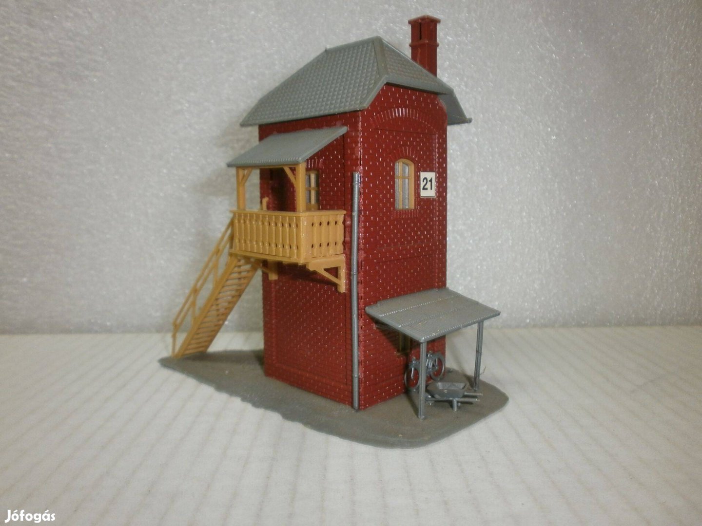 Pola -vasúti kontrol épület -stellwerk - H0 - F-61