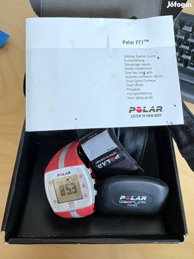 Polar FT7 Pulzusmérő óra és Wearlink érzékelő