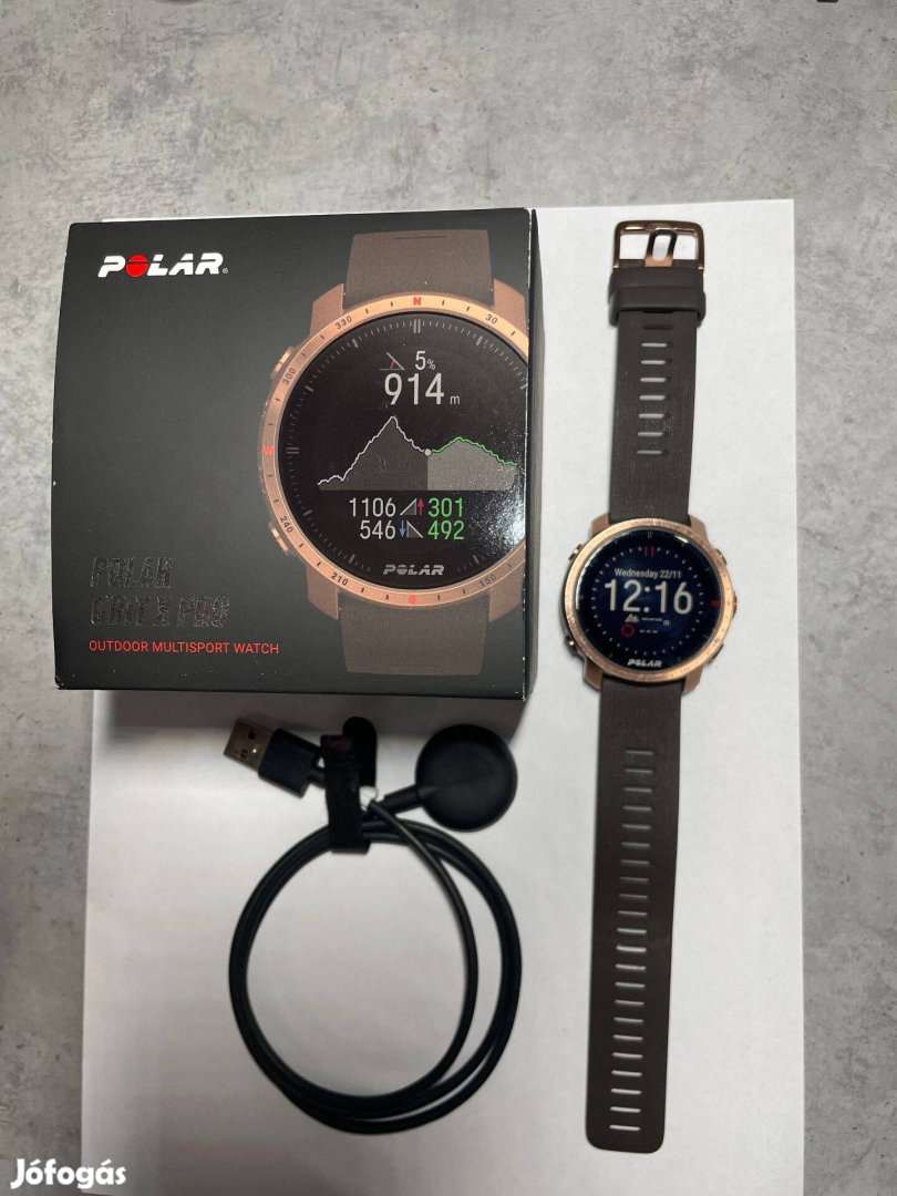 Polar Grit X Pro multisport óra Copper M-L