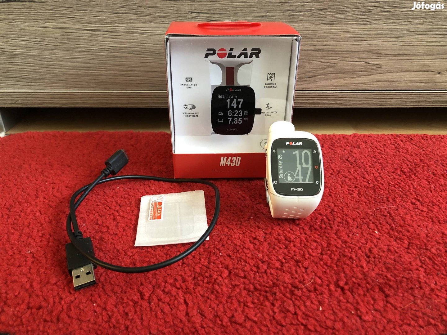 Polar M430 sportóra + üveg fólia