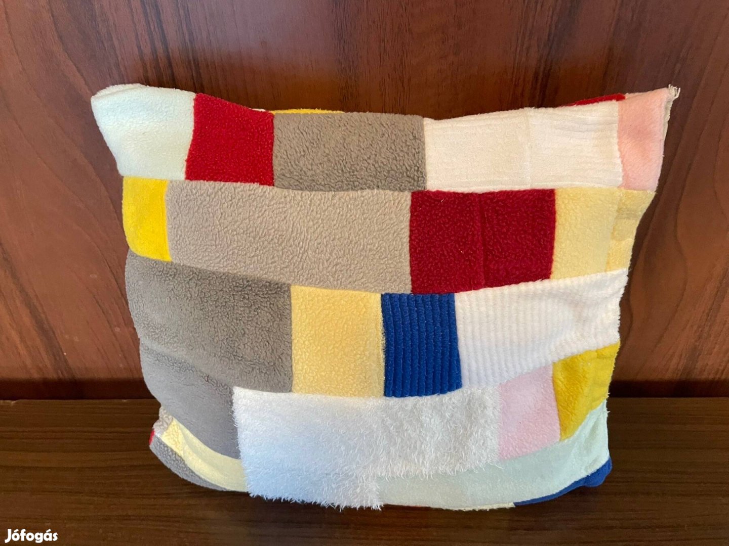 Polár párna, mosható huzattal, új